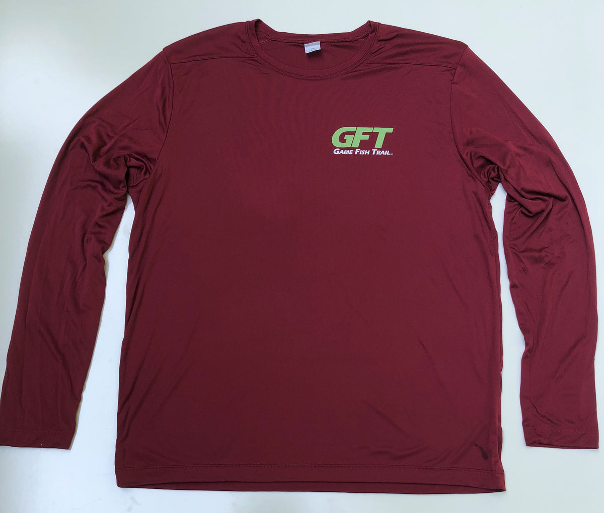 Game GFT Fish wicking – sleeve About2Strike Tee Trail Performance moisture Cardinal Long UPF